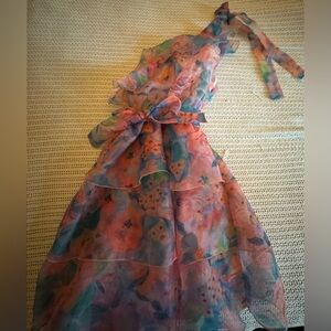 Sunday Sheer Floral Dress